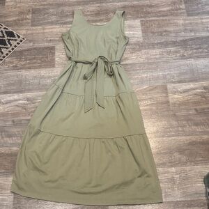 Falls Creek Sage Green Maxi Dress